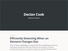 Tablet Screenshot of declancook.com